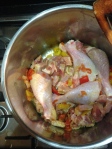 Ricetta Paella Valenciana Barcellona cucina spagnola aggiungete le cosce di pollo e i bocconcini di maiale